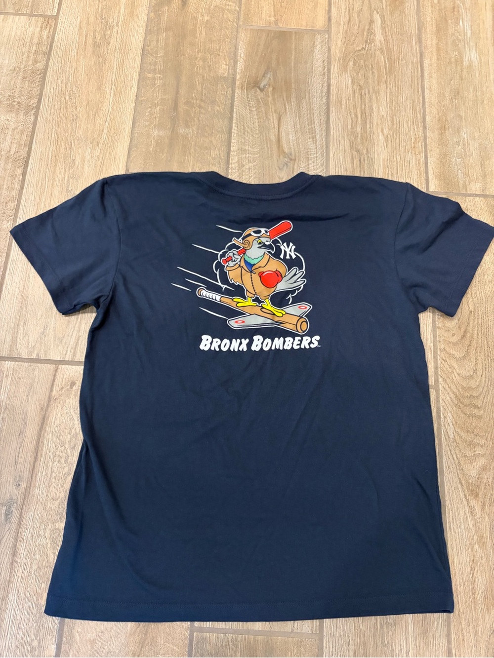 Baseballism x New York Yankees Bronx Bombers T-Shirt custom cartoon youth Large